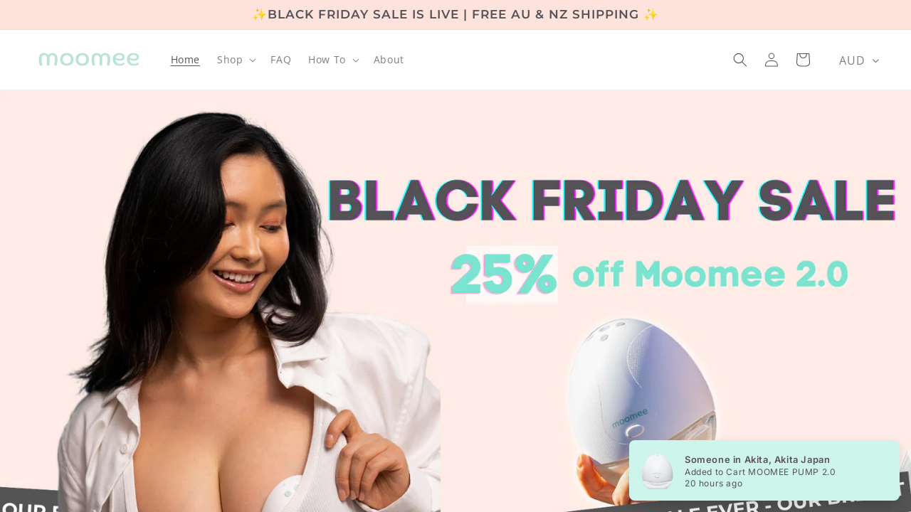 Screenshot of shopmoomee.com