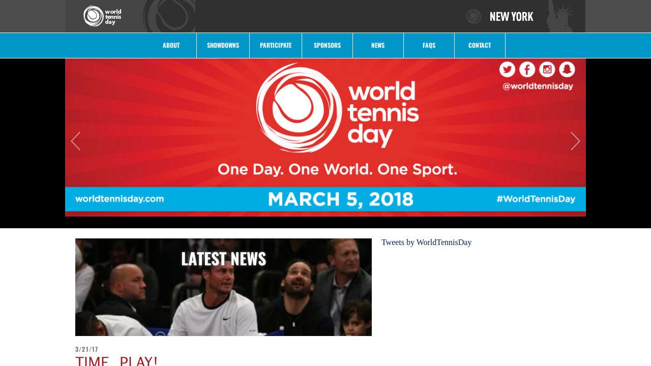 Screenshot of worldtennisday.com