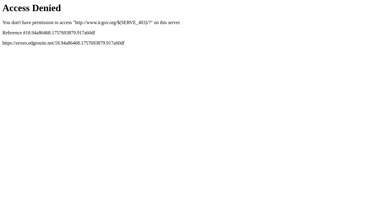 Screenshot of www.icgov.org