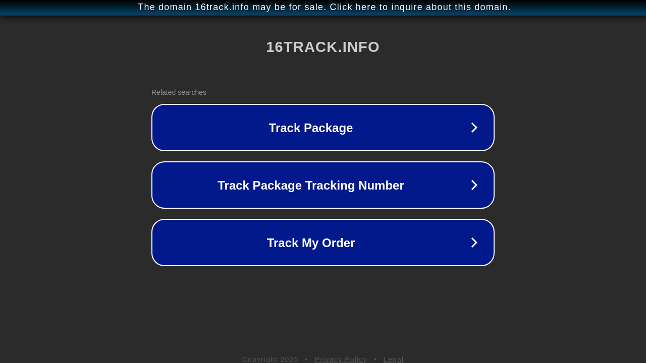 Screenshot of 16track.info