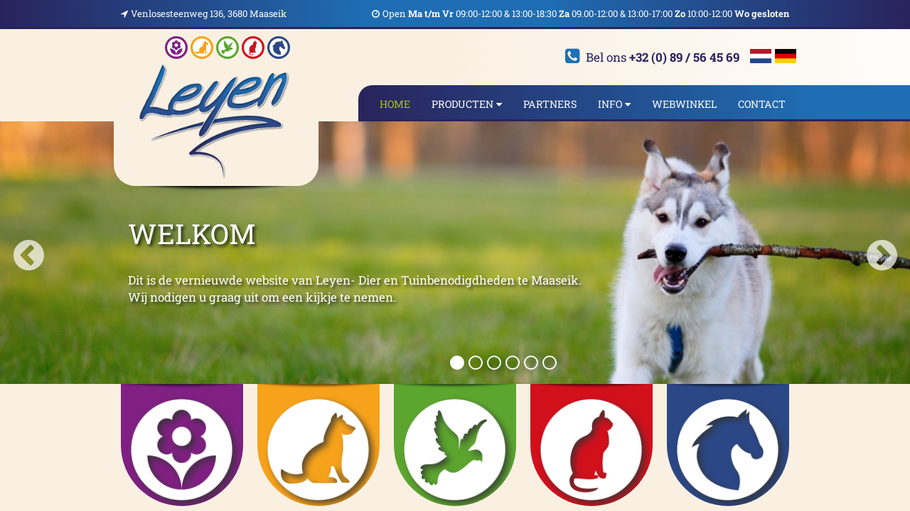 Screenshot of leyendierenspeciaalzaak.be