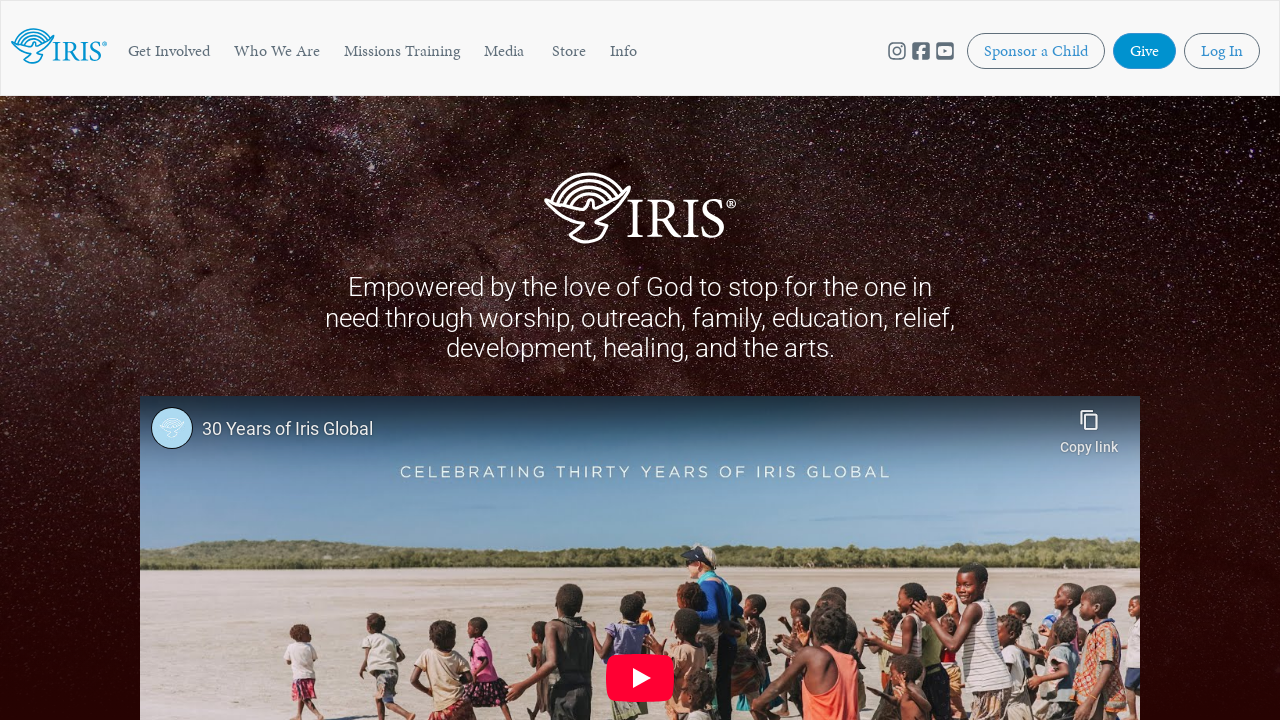 Screenshot of www.irisglobal.org