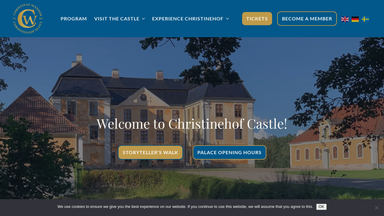 Screenshot of christinehofslott.se