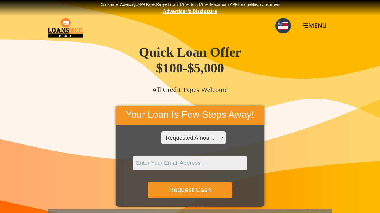 Screenshot of loansmee.net
