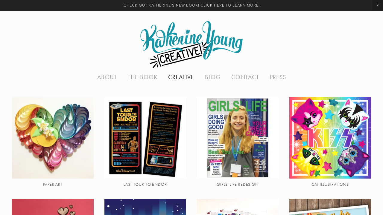 Screenshot of katherineyoungcreative.com