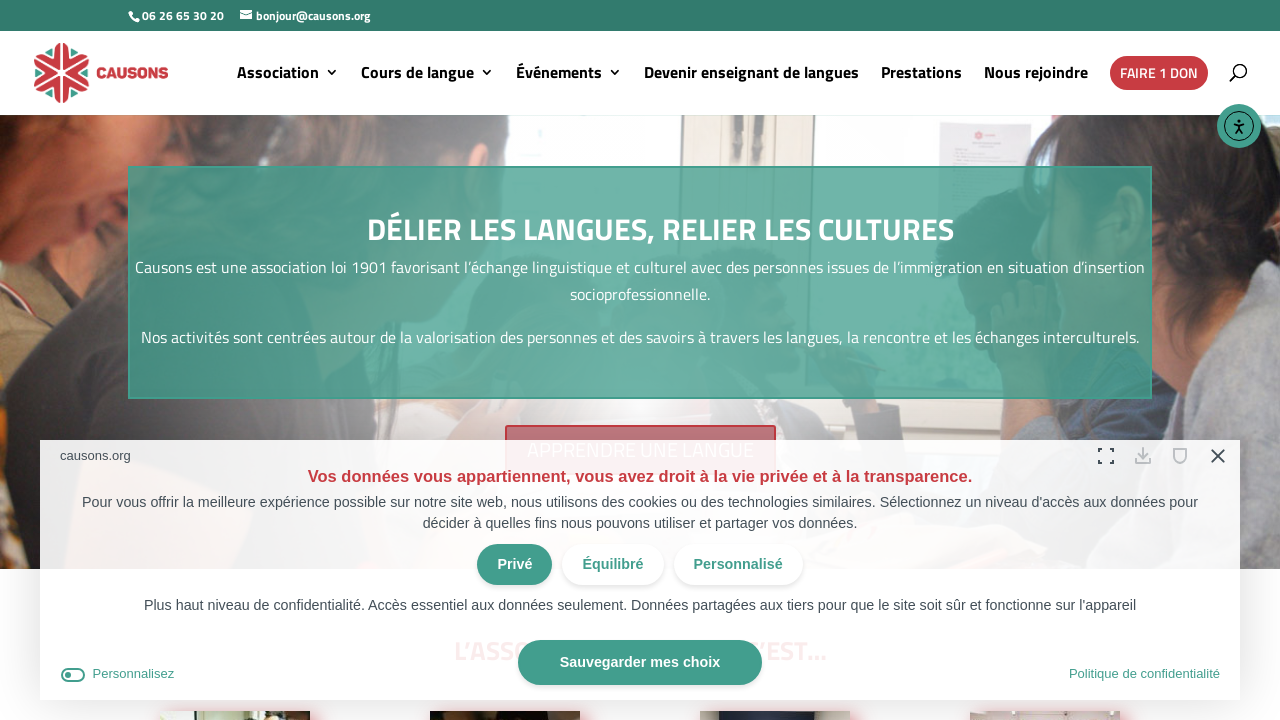 Screenshot of causons.org