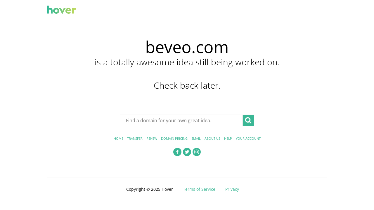 Screenshot of beveo.com