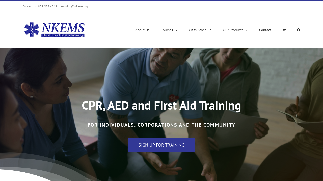 Screenshot of nkems.org