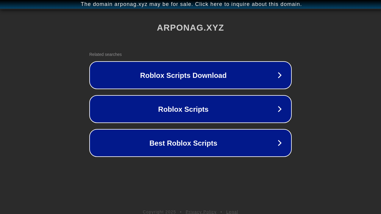 Screenshot of arponag.xyz