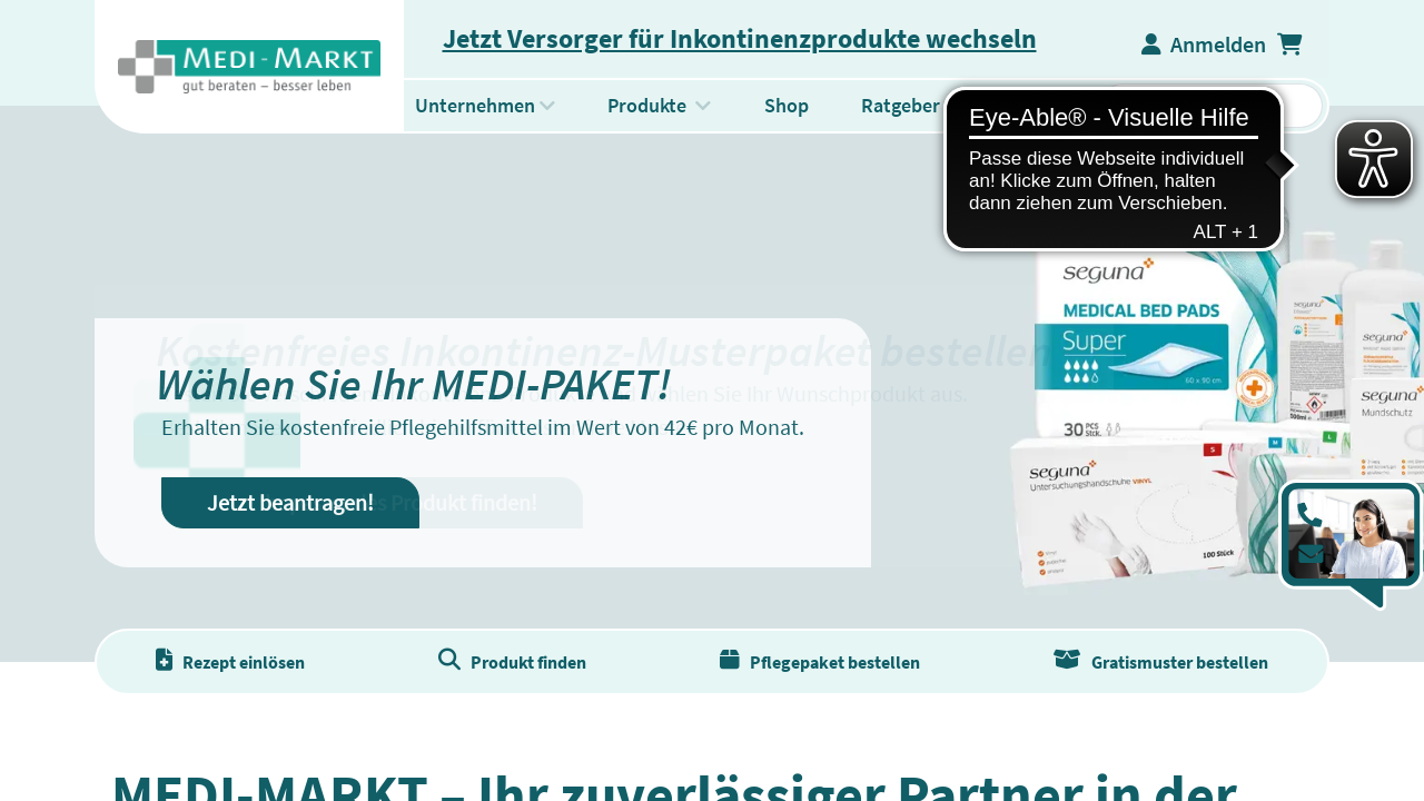 Screenshot of seniohilfe.de