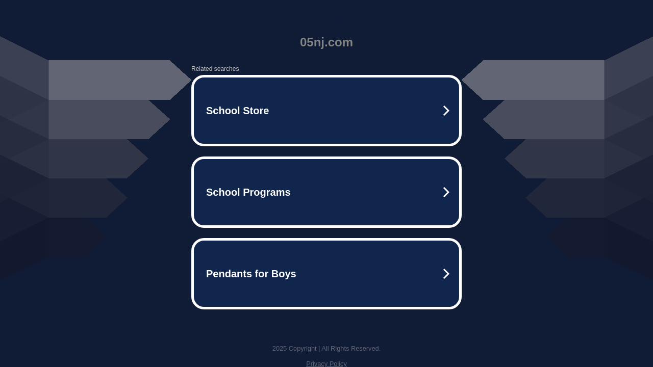 Screenshot of 05nj.com