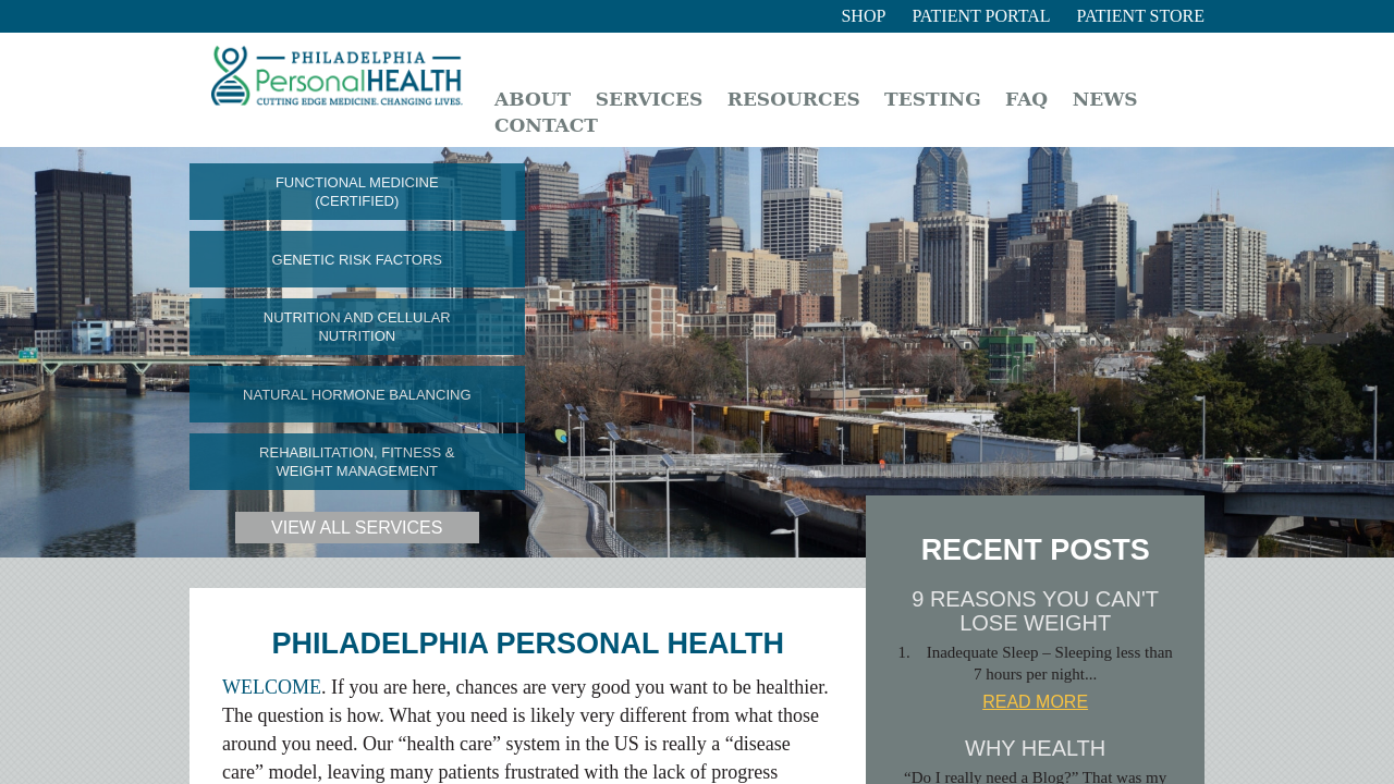 Screenshot of philadelphiapersonalhealth.com