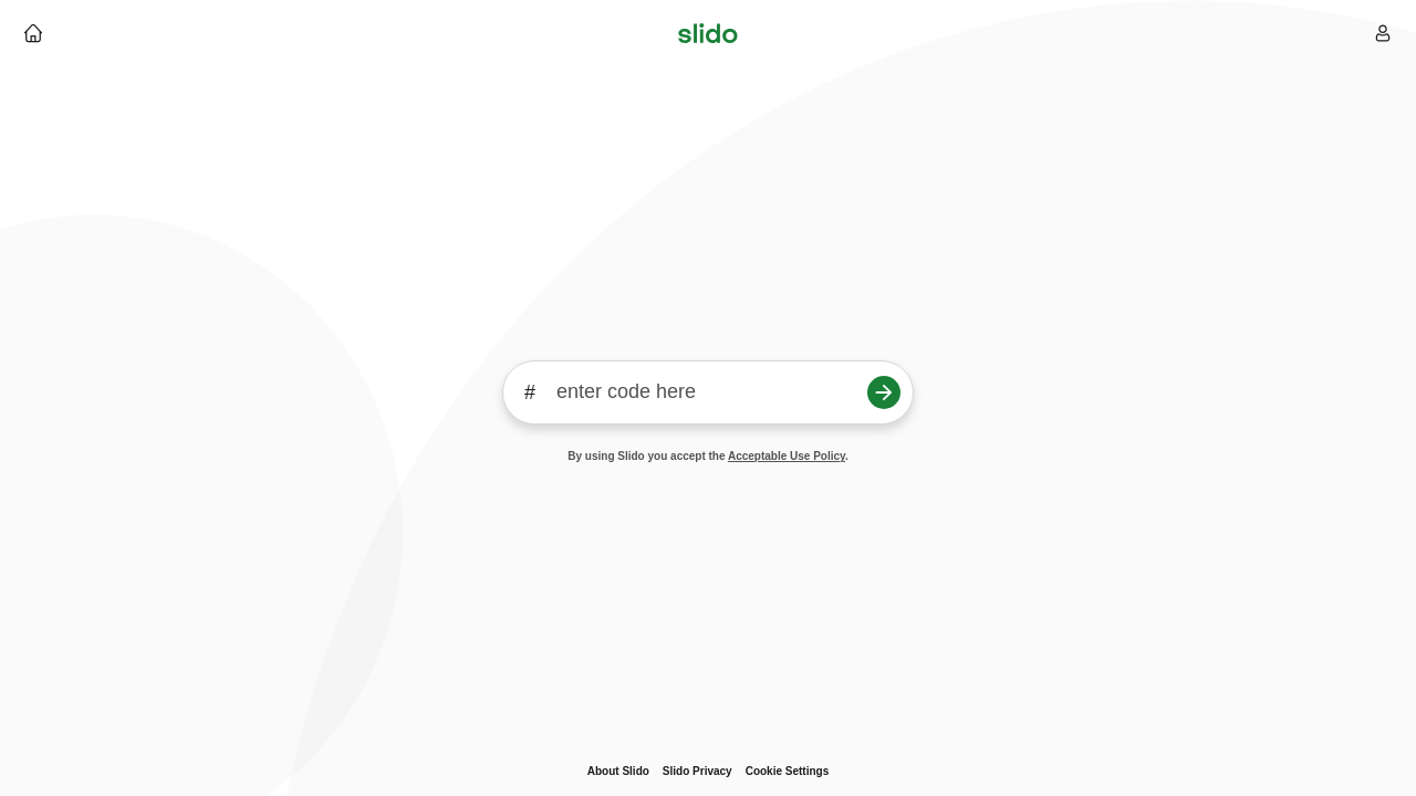 Screenshot of app.sli.do