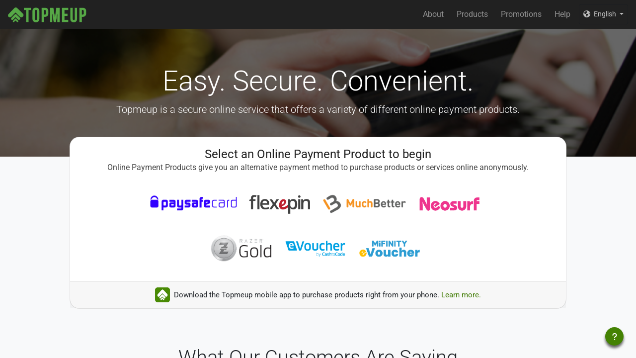 Screenshot of topmeup.ca