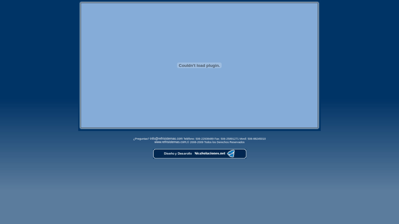 Screenshot of refrisistemas.com