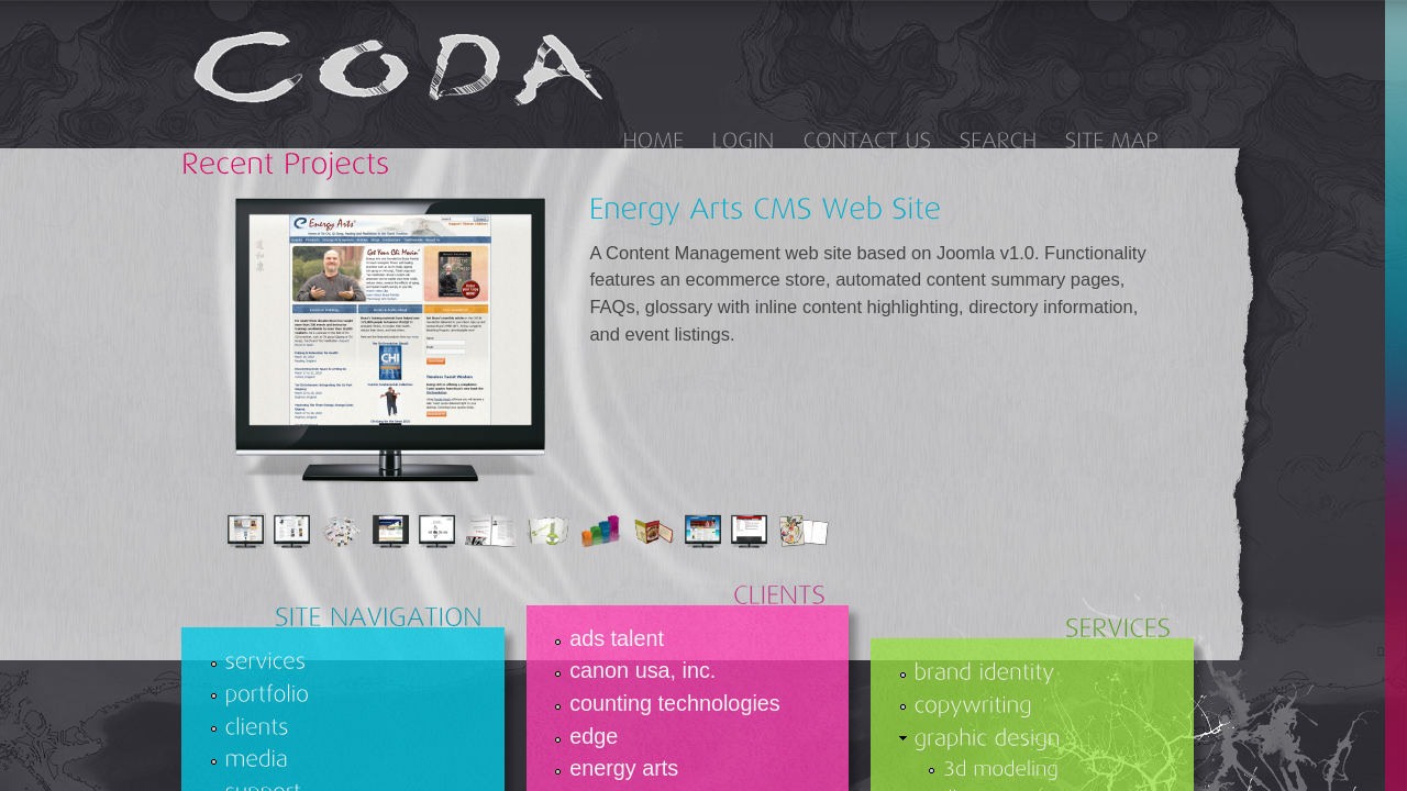 Screenshot of www.codamoda.com