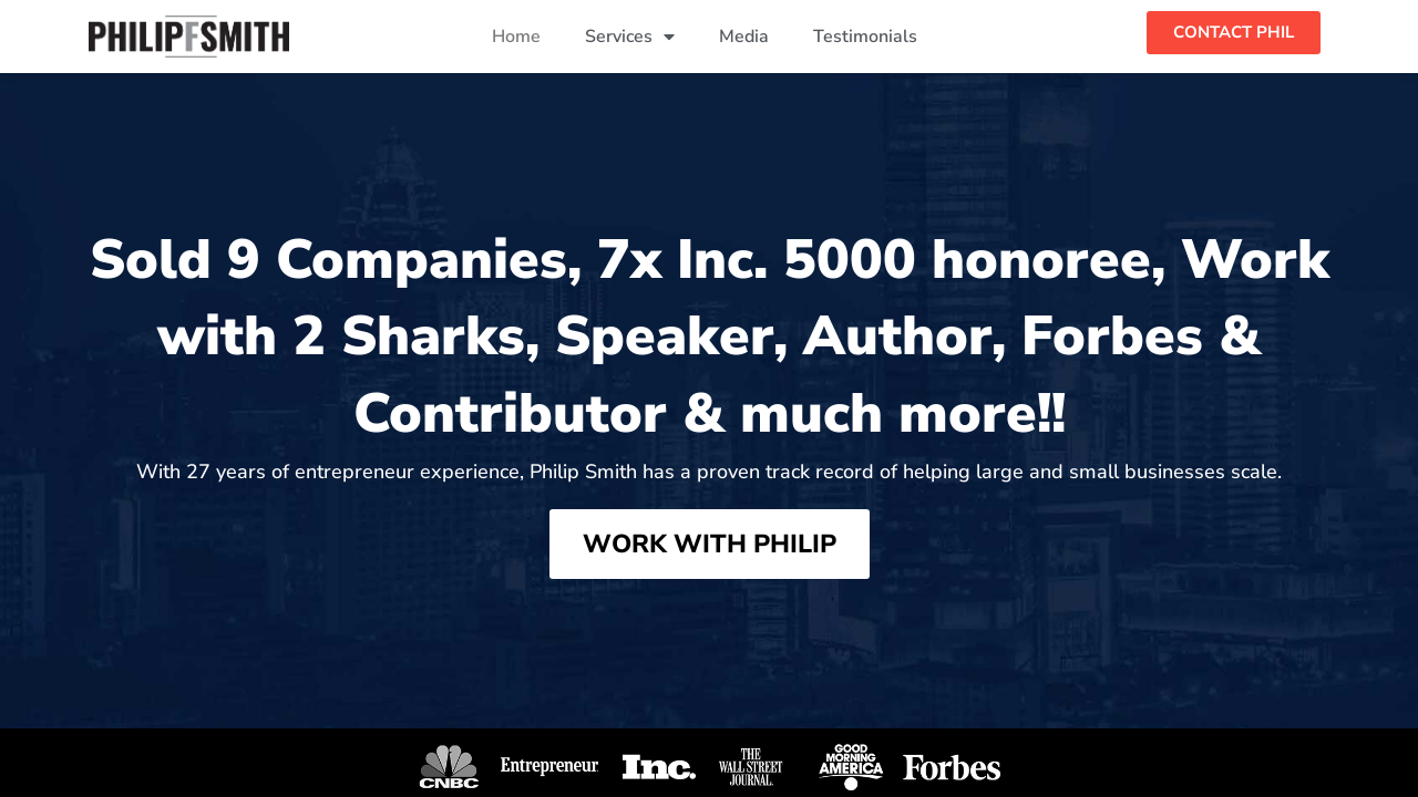 Screenshot of philipfsmith.com
