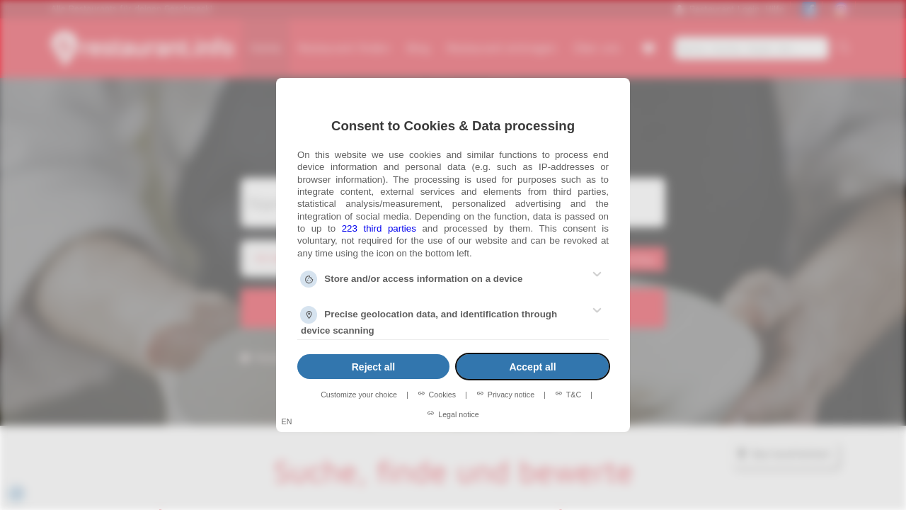 Screenshot of restaurant.info