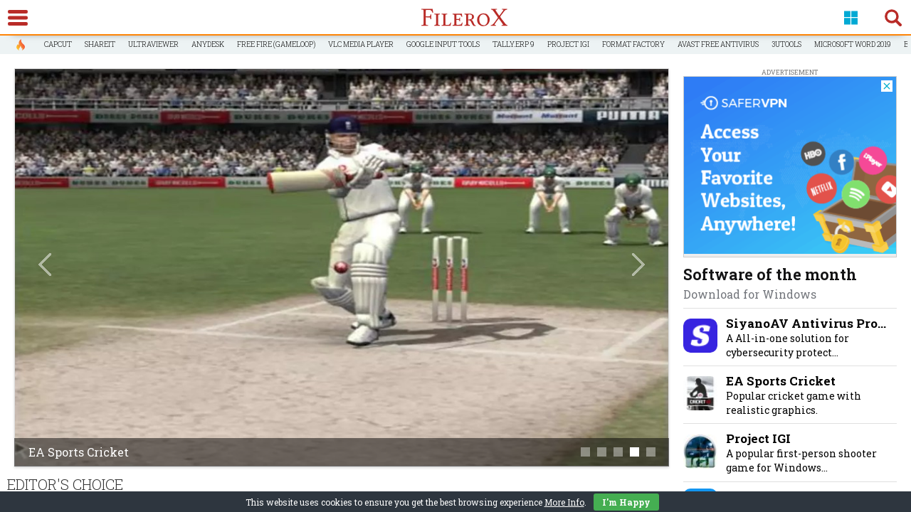 Screenshot of filerox.com
