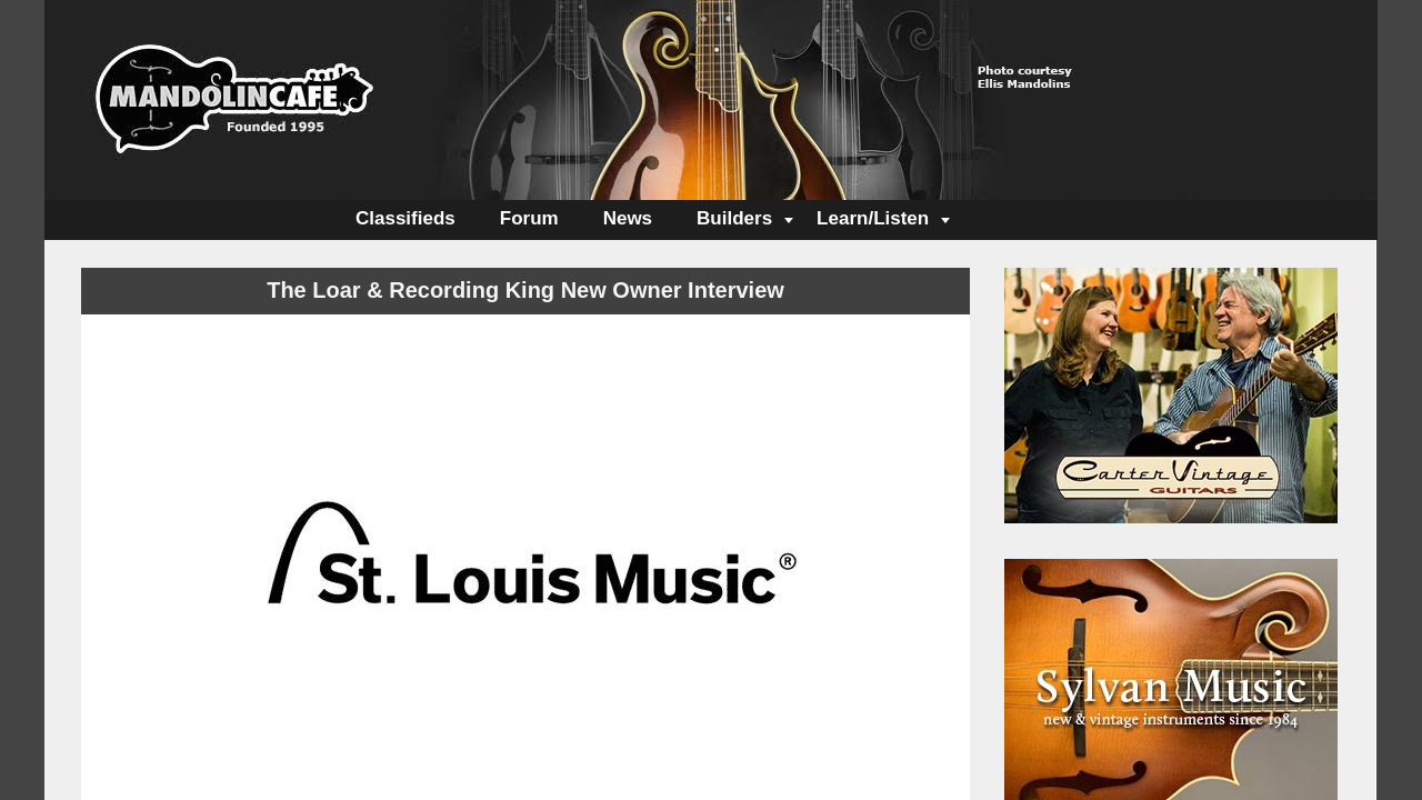 Screenshot of mandolincafe.com