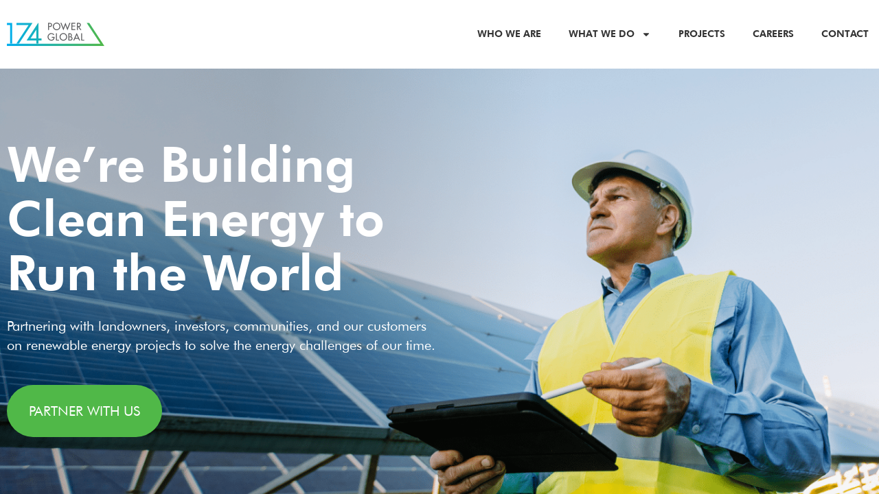 Screenshot of 174powerglobal.com