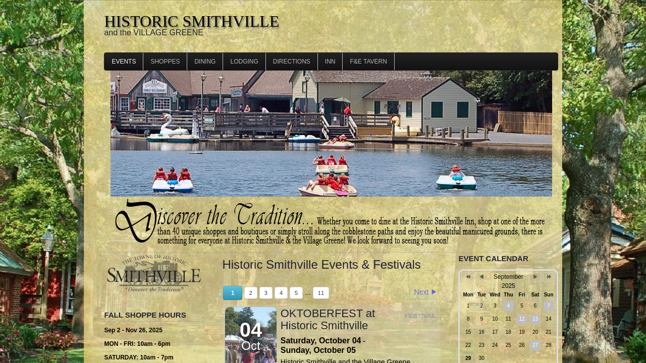 Screenshot of historicsmithvillenj.com