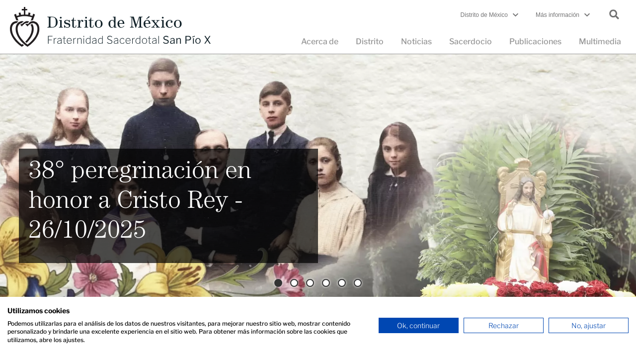 Screenshot of fsspx.mx