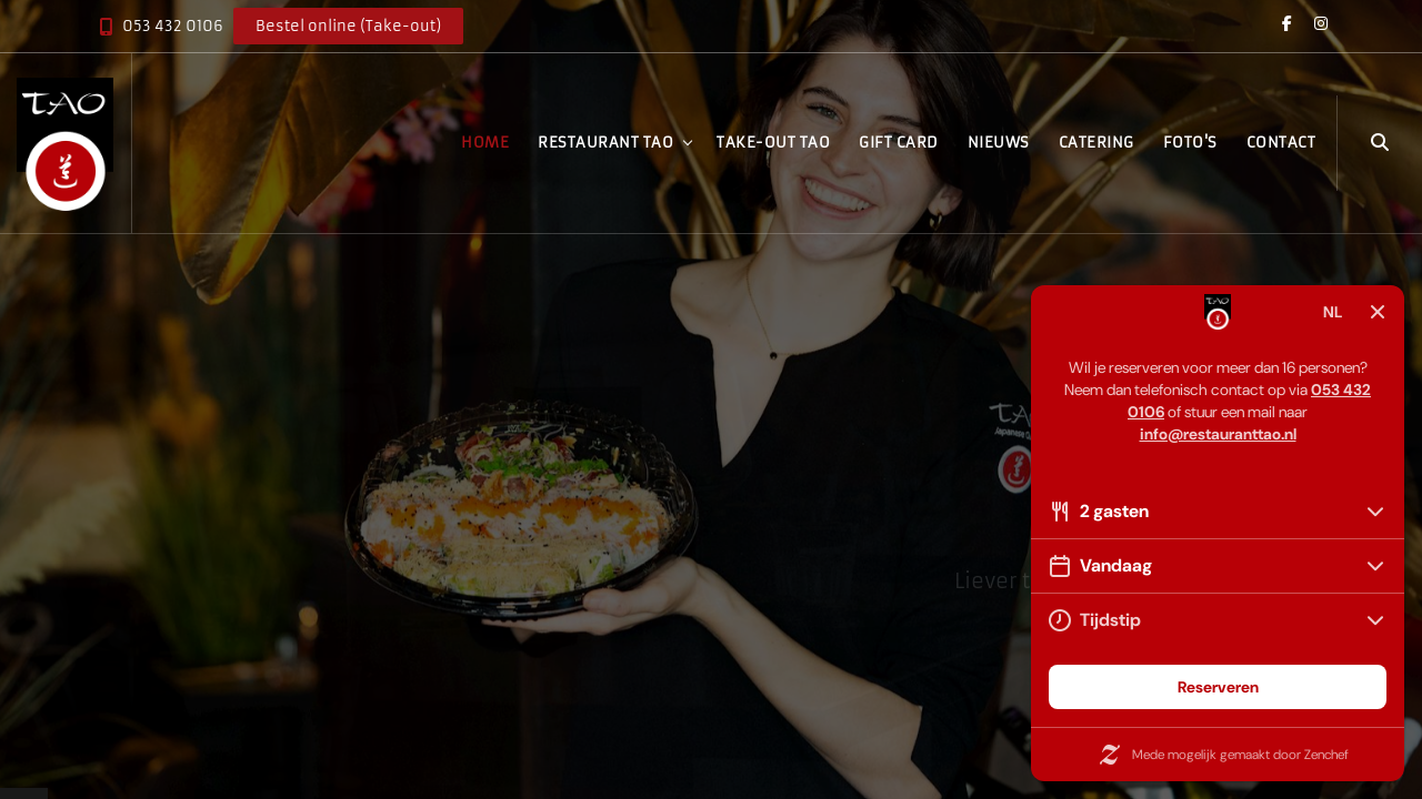 Screenshot of restauranttao.nl