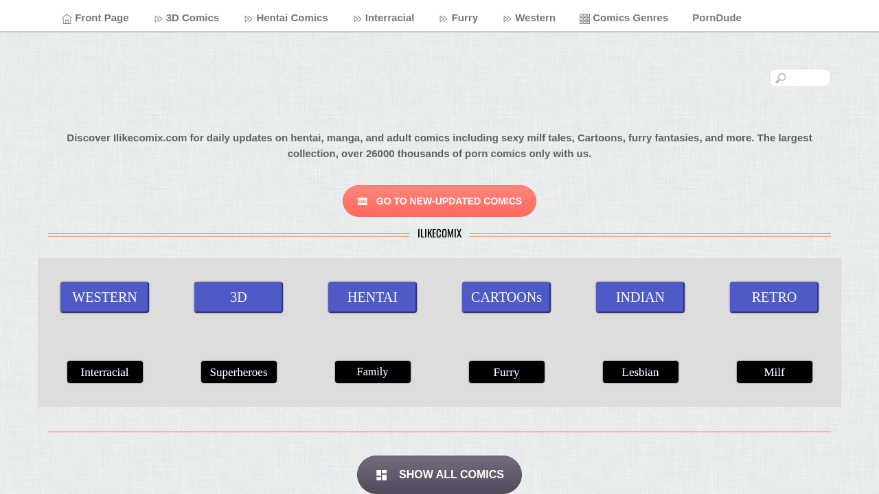 Screenshot of ilikecomix.com