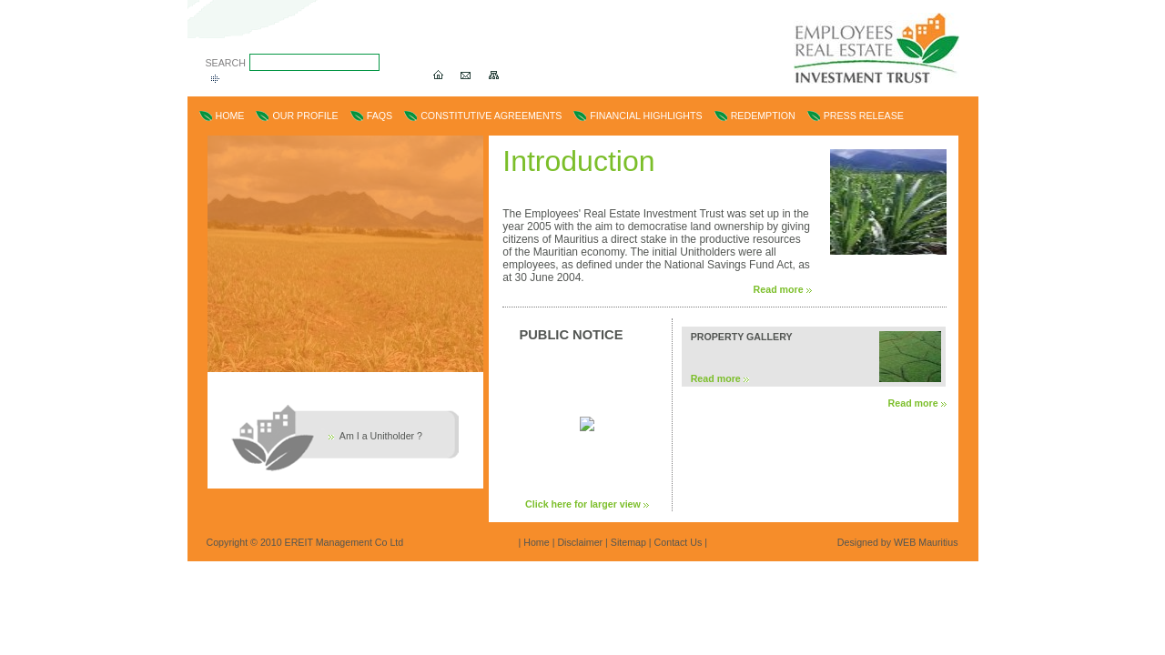 Screenshot of ereit.mu