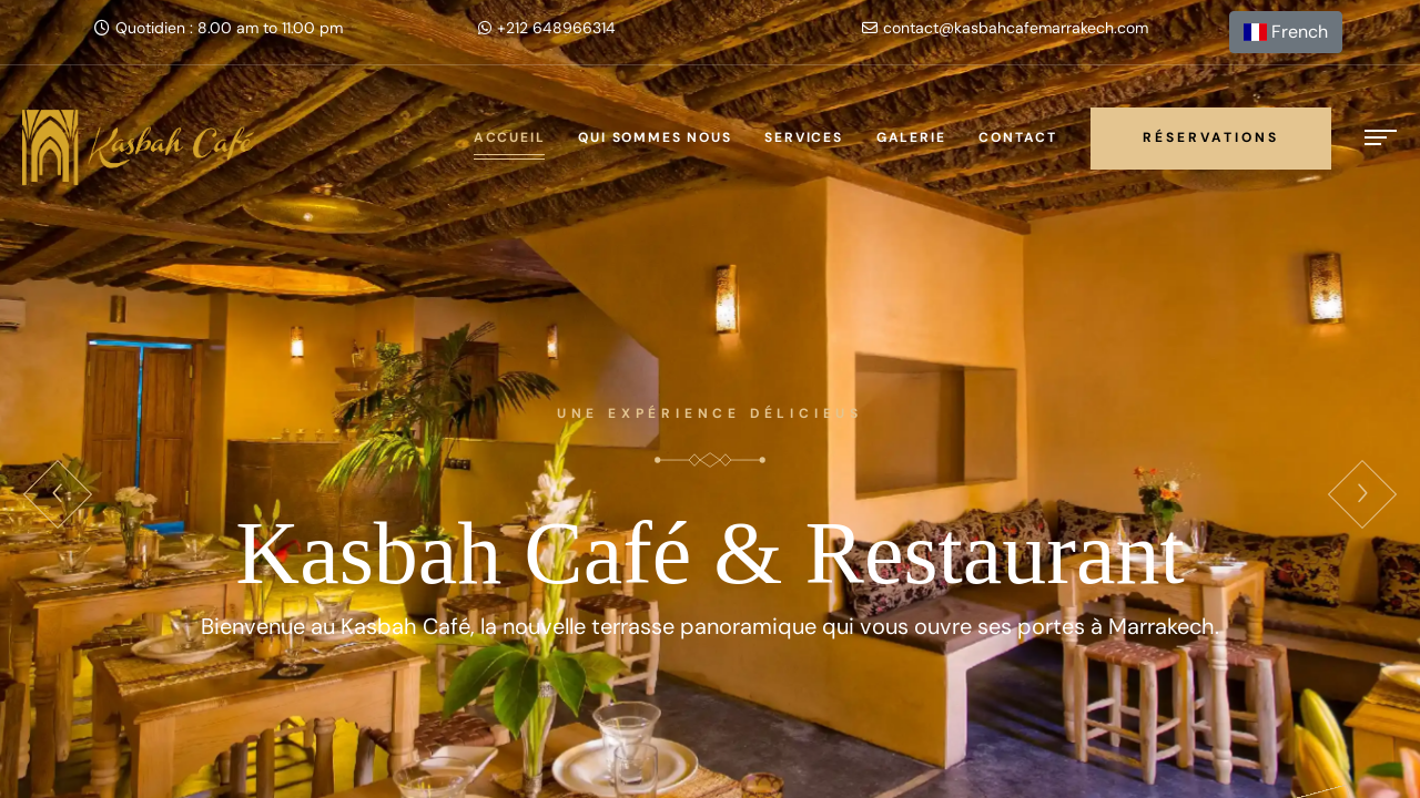 Screenshot of kasbahcafemarrakech.com