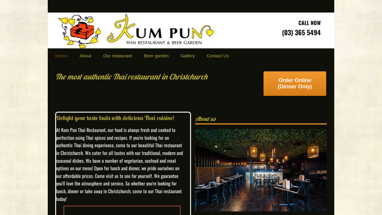 Screenshot of kumpunthai.com