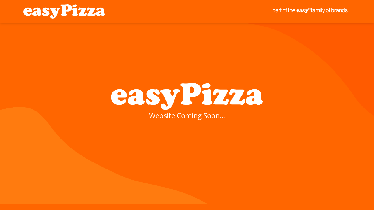 Screenshot of easypizza.com