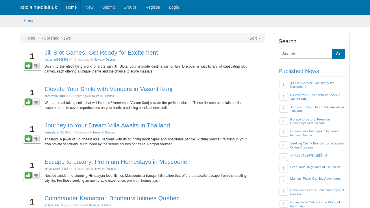 Screenshot of socialmediainuk.com