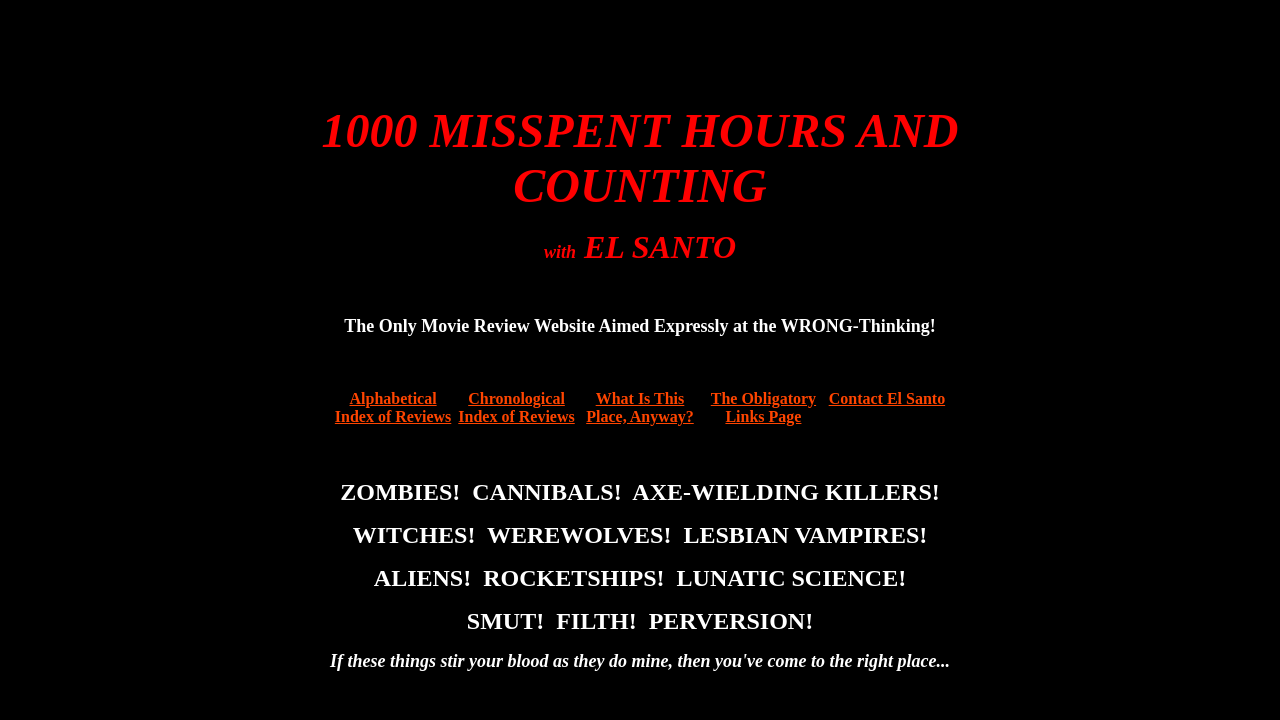 Screenshot of 1000misspenthours.com