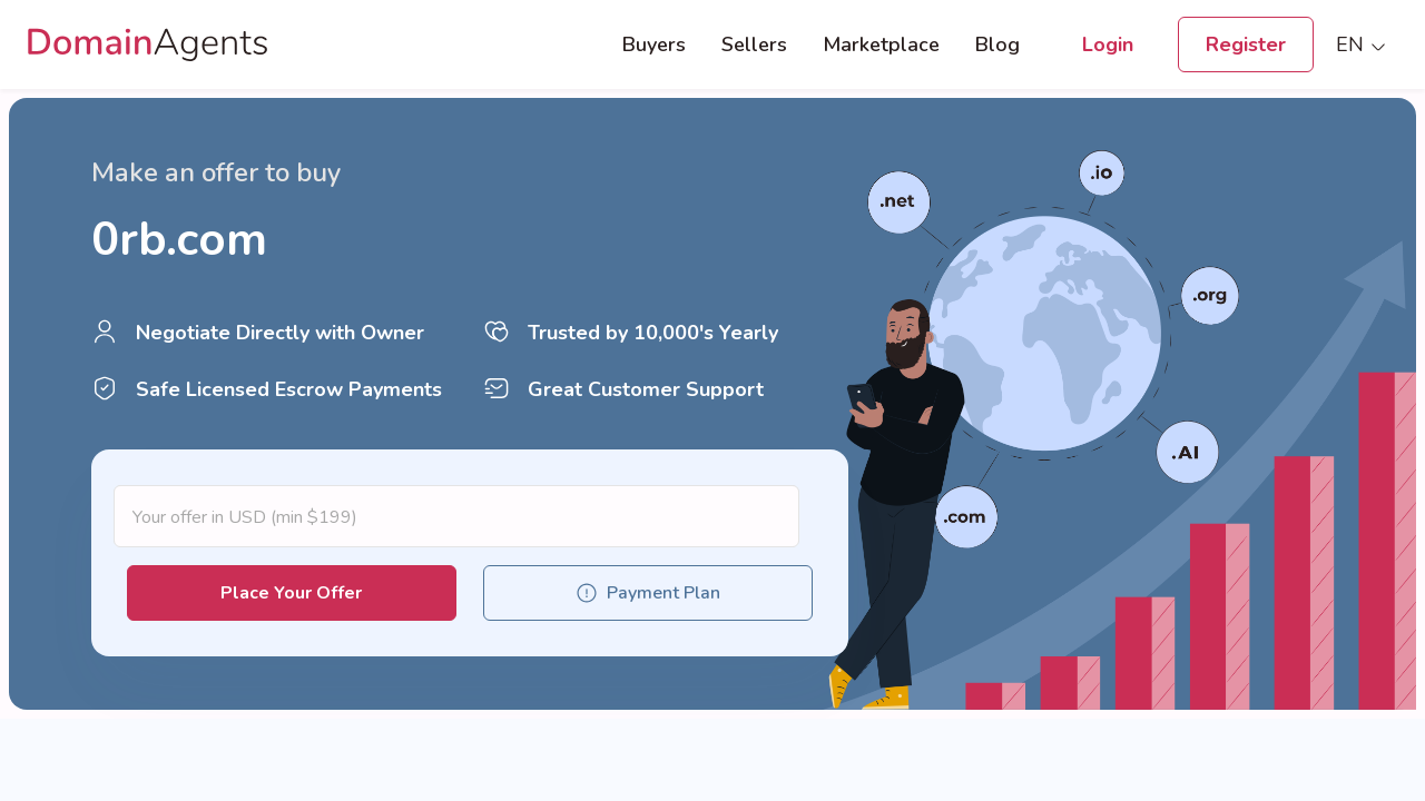 Screenshot of 0rb.com