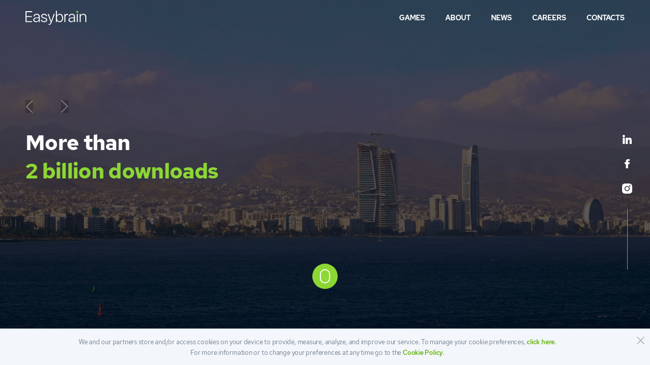 Screenshot of easybrain.com