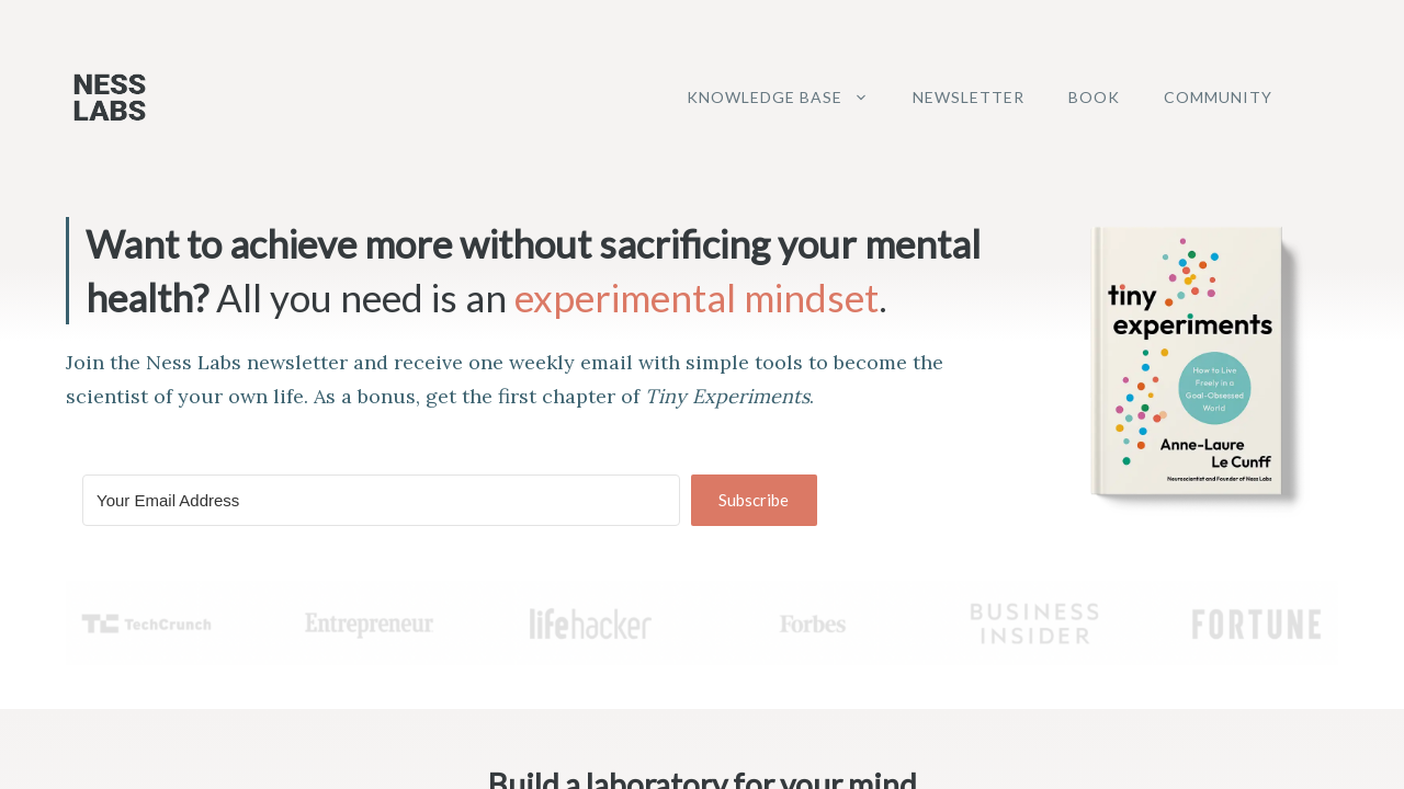 Screenshot of nesslabs.com