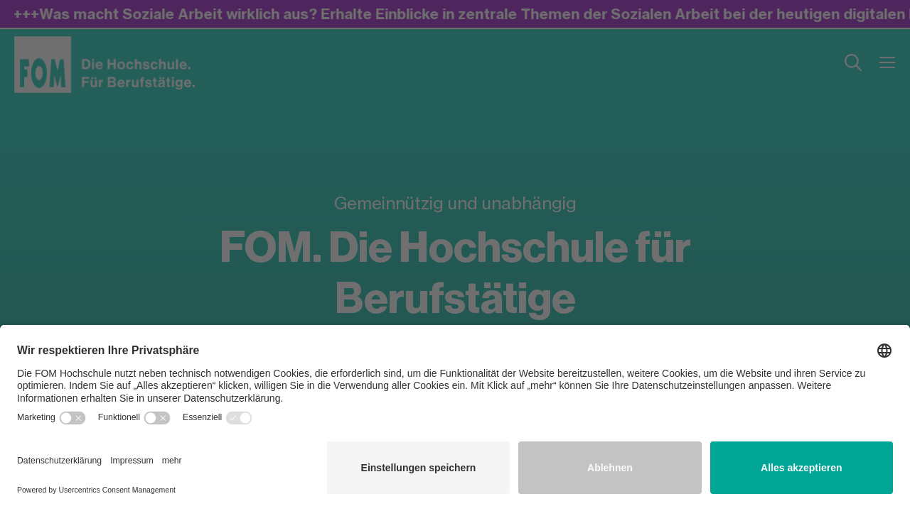 Screenshot of fom.de