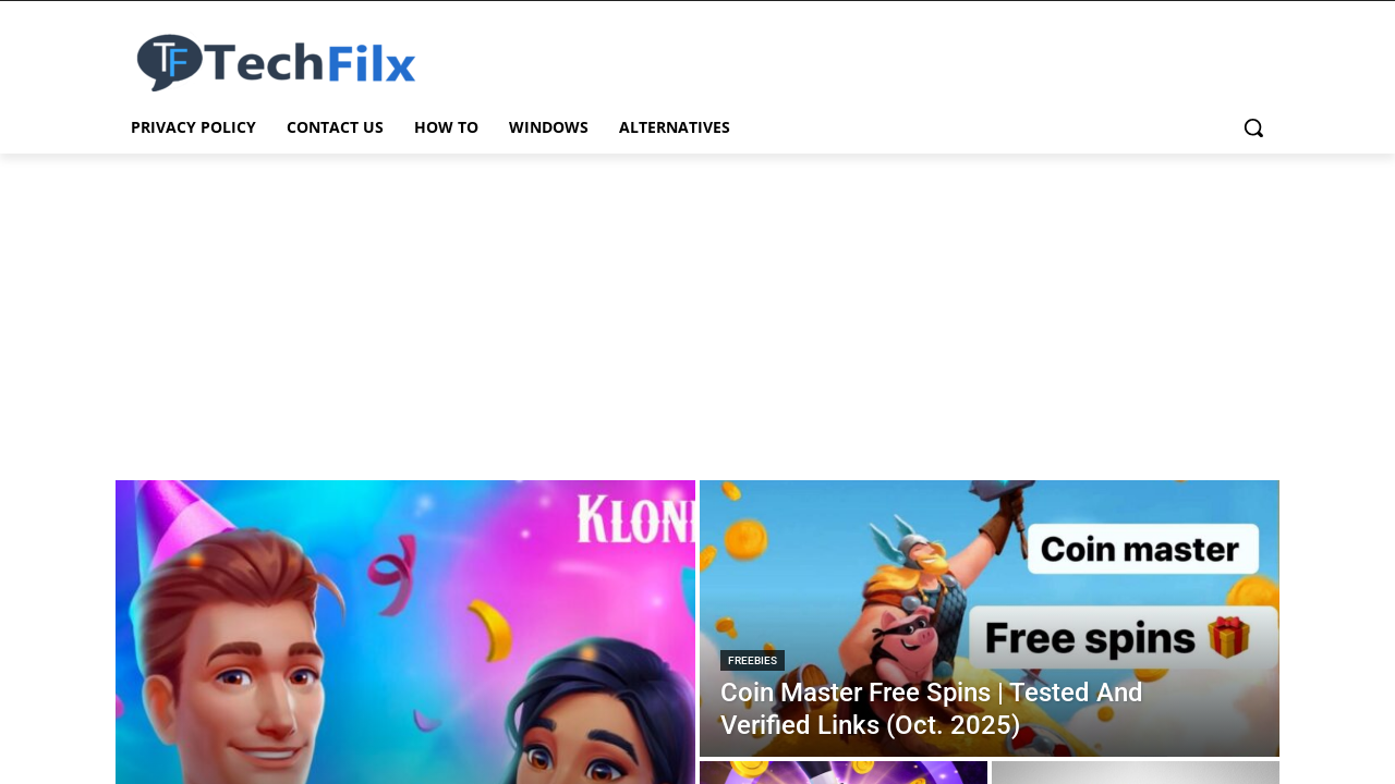 Screenshot of techfilx.com