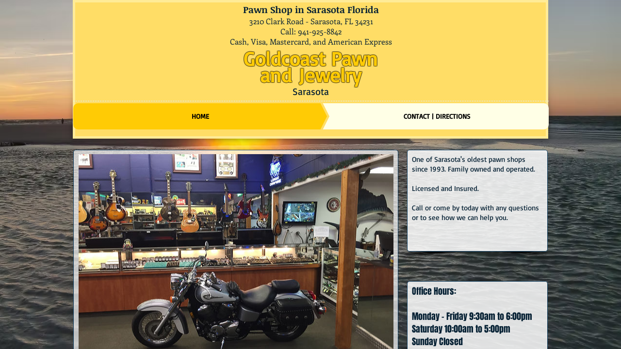 Screenshot of goldcoastpawn.com