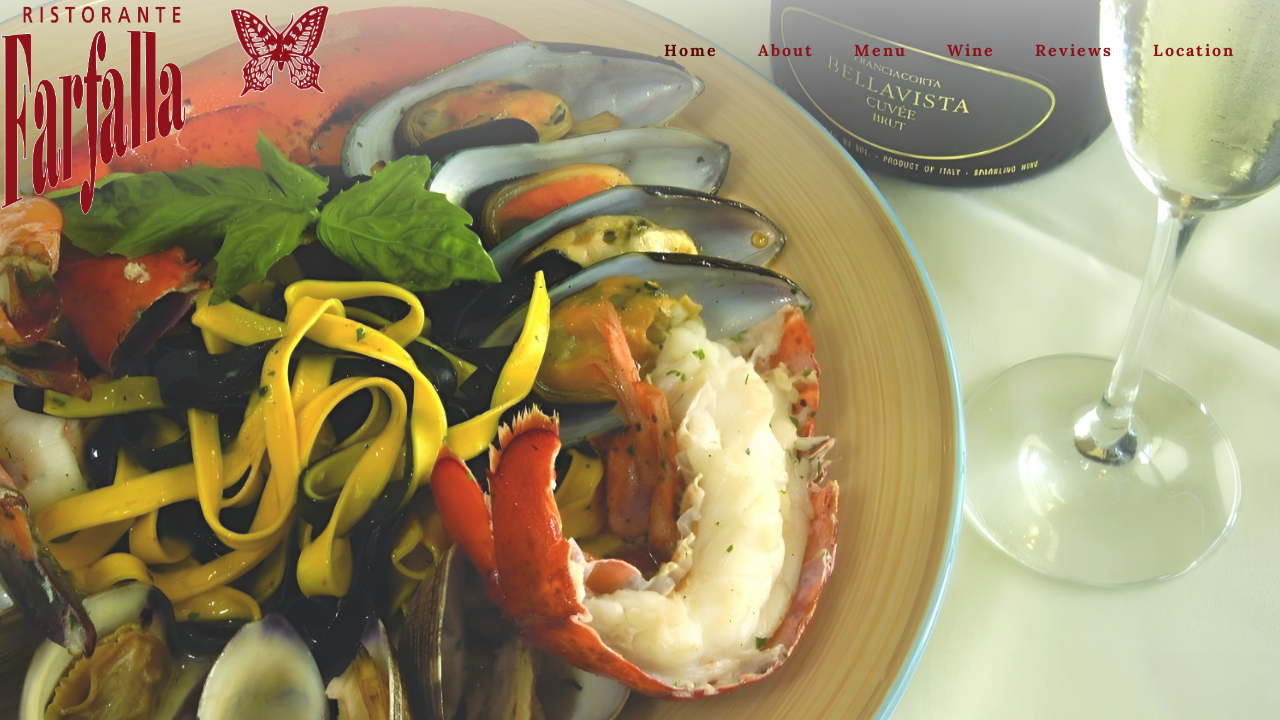 Screenshot of ristorantefarfalla.com