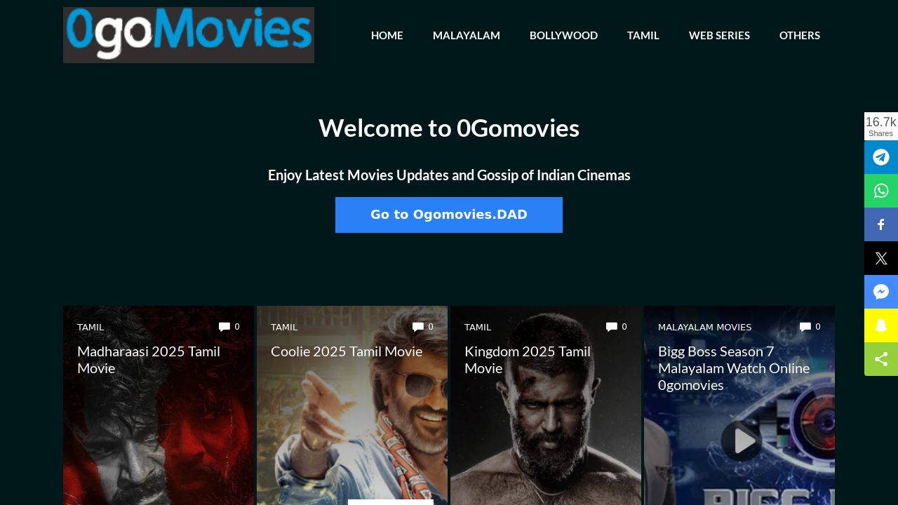 Screenshot of 0gomovies.tv