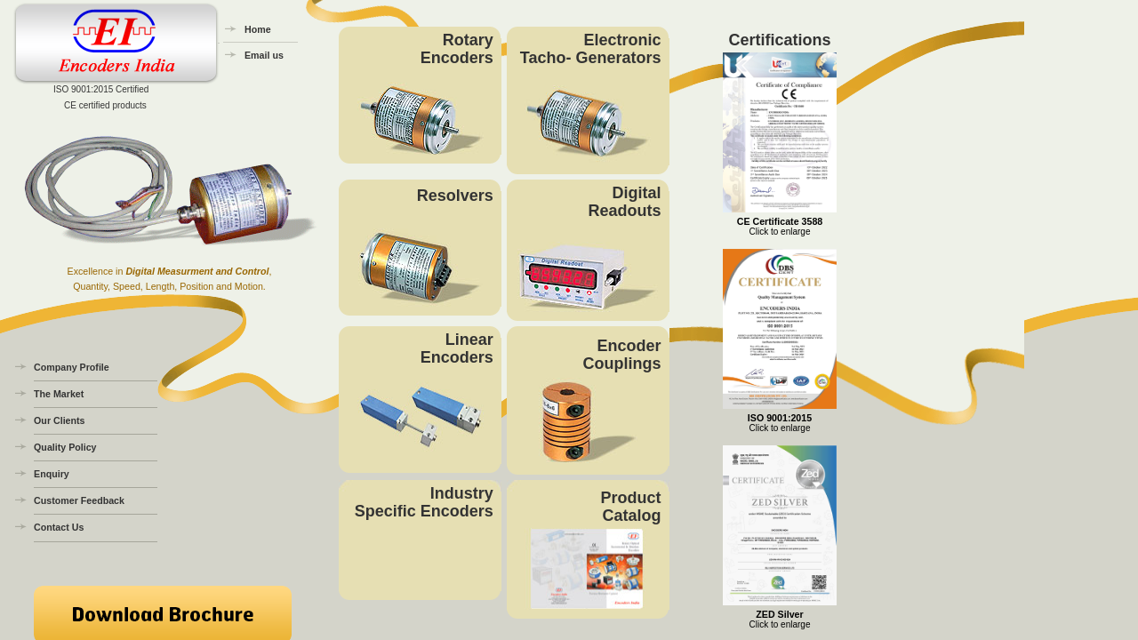 Screenshot of encodersindia.com