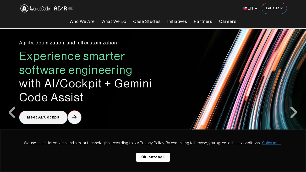 Screenshot of avenuecode.com
