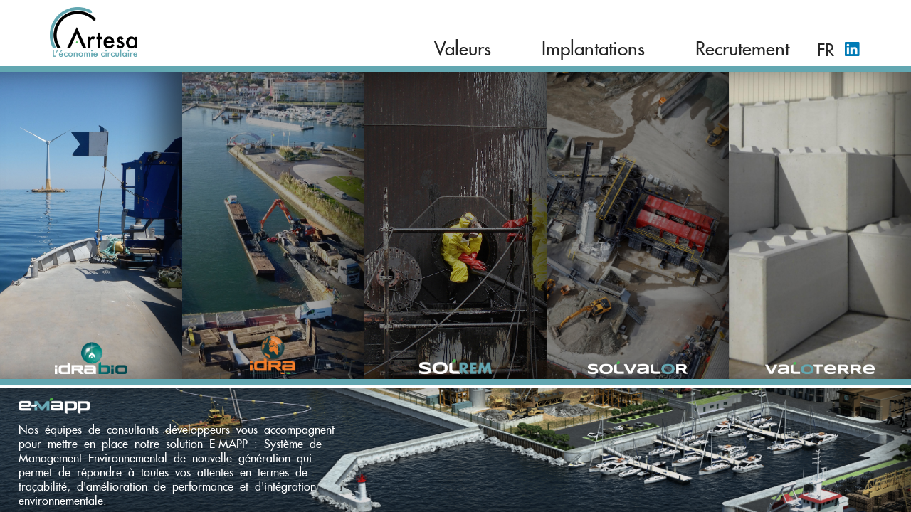 Screenshot of artesa.fr