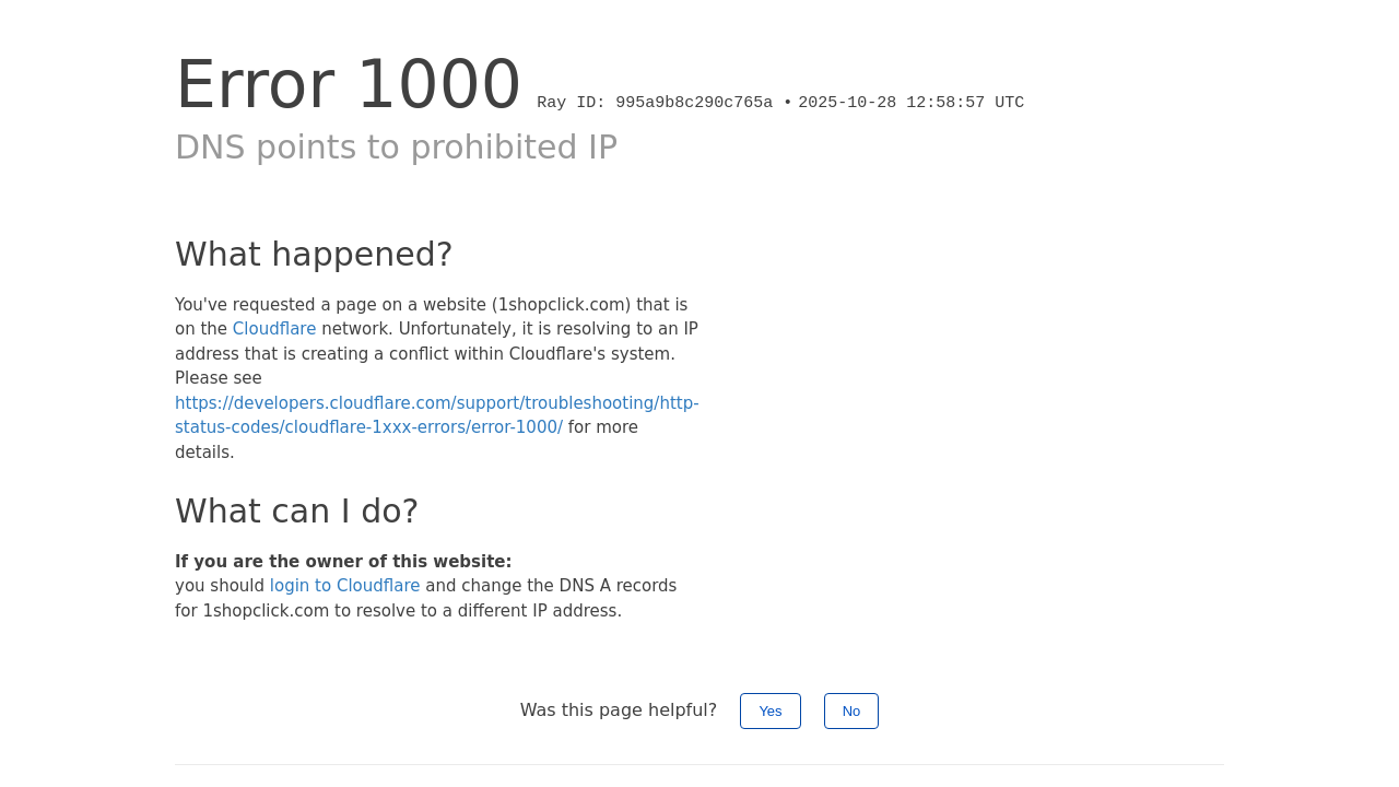 Screenshot of 1shopclick.com