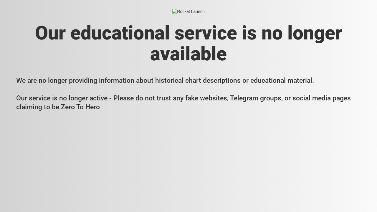 Screenshot of 0toheroforexsignals.com