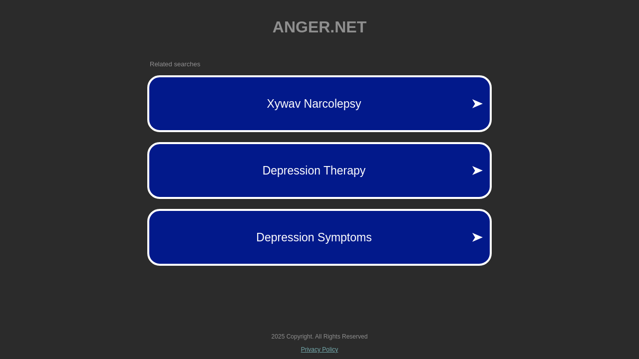 Screenshot of anger.net