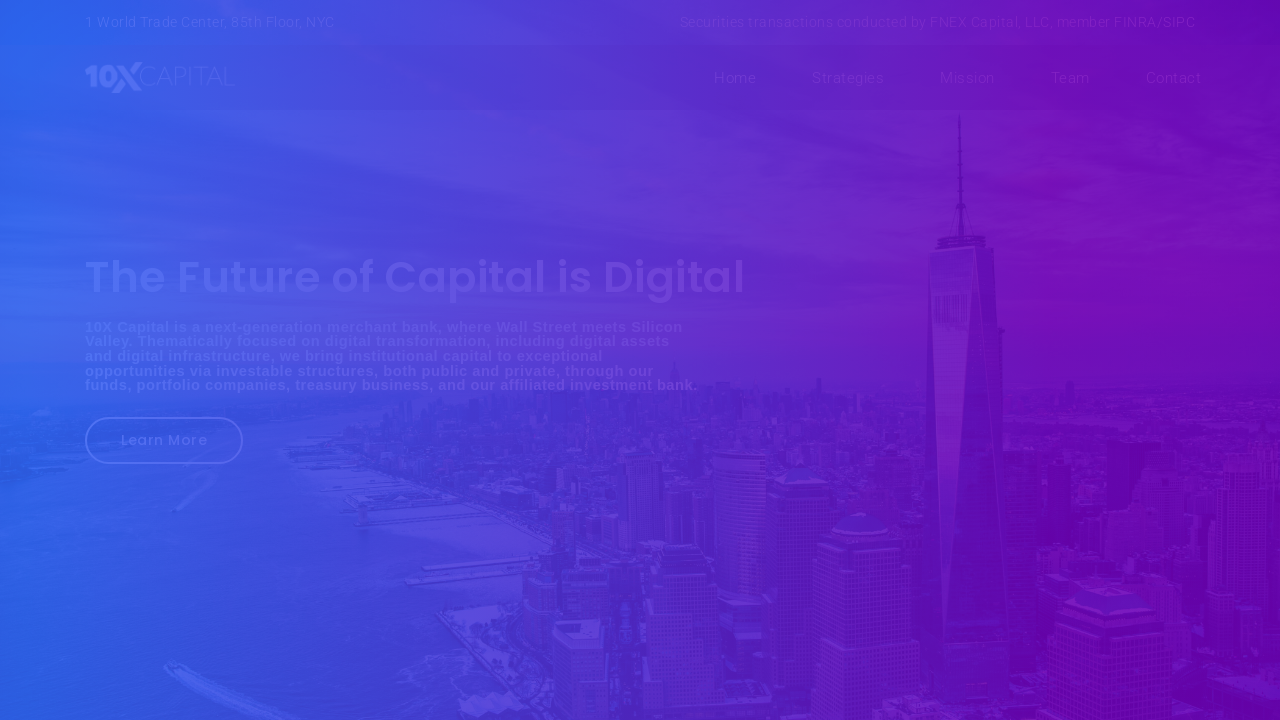 Screenshot of 10xcapital.com